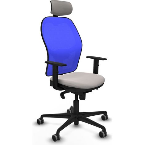Sedia Ufficio con Poggiatesta Piqueras y Crespo 1D036G2 Bianco (1/5)