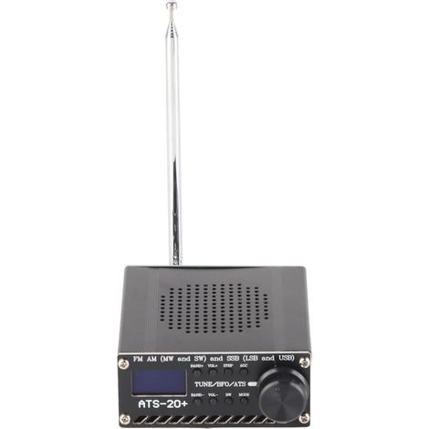 Récepteur Radio Pleine Bande, Récepteur Radio Portable Pleine Bande AM FM SSB LSB USB Scanner Radio Pleine Bande avec Antenne Récepteur de Bande MW (1/5)
