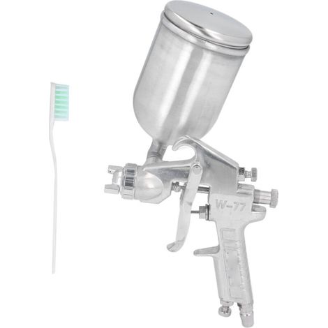 G1/4 Air Paint Spray Tools, 400ML 0.25-0.4Mpa Gravity Type Paint Sprayer, 15-20cm Effective Spray Distance, For Latex Paint Primer Topcoat Spraying (1/5)