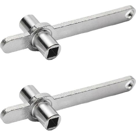 Clé de radiateur ultime doublée - Double taille impériale et métrique - Clé de radiateur en acier inoxydable de qualité supérieure pour Ef (1/4)