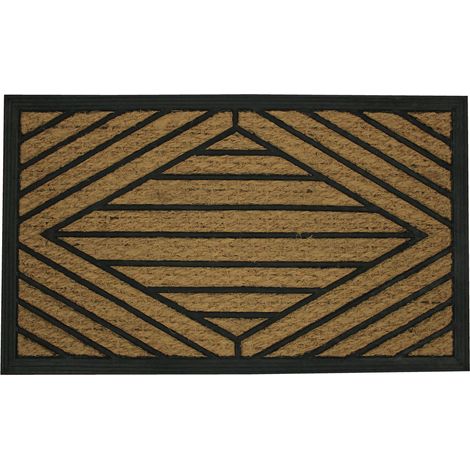 Essuie-glace rectangulaire en fibre de coco LOZYS, 45 x 75 cm (1/4)