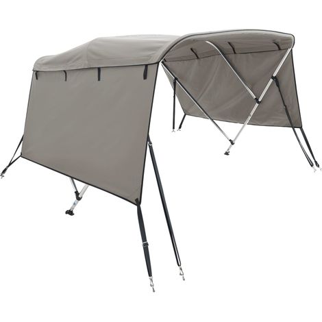 Toit bimini à 3 arceaux parois latérales 183x(185-198)x137 cm CFW967829 (1/5)