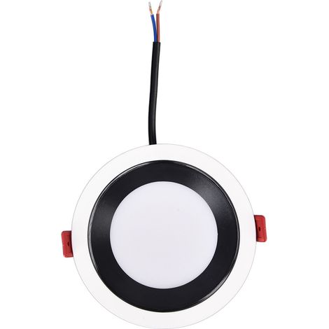 Spot encastré LED 5,1 po 12 W, facile à installer, lumière chaude, pour la décoration du plafond, 220 V (1/5)