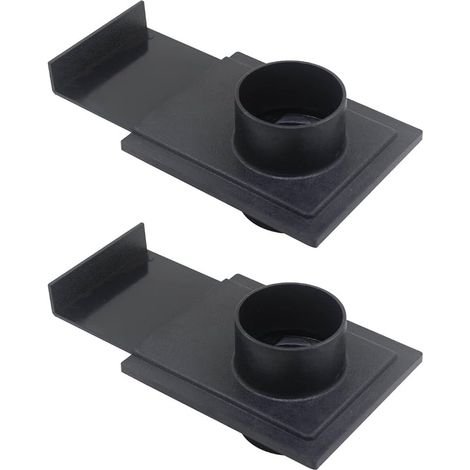 Guillotine hatch shutter PVC hose 63 mm nozzle with shutter pull for vacuum cleaner wood chips sawdust collector (1/4)