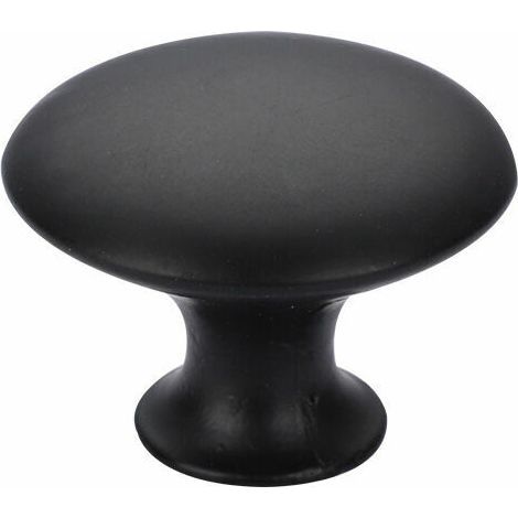 6 Unités Bouton de Meuble Noir Boutons de Meuble Ronds Bouton Poignee de Meuble, Boutons Placard Cuisine Boutons D'armoire à Tiroirs Solides 3022cm Noir (1/5)