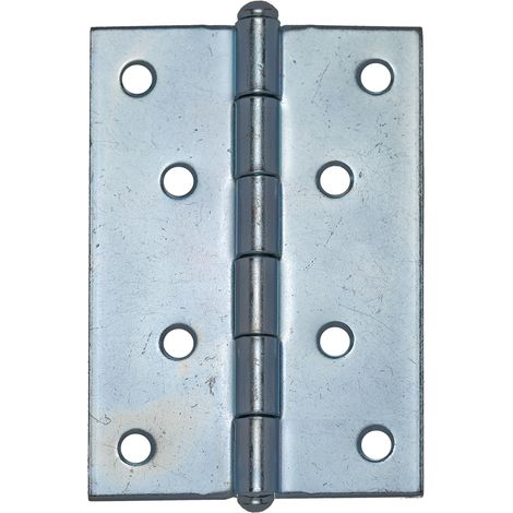 CERNIERA ACCIAIO ZINCATO ART.838 mm  64 x 44 - pz. 4  - Blister Koncreto