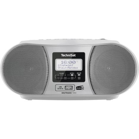 TechniSat DIGITRADIO 1990 Radio-lecteur CD DAB+, FM AUX, Bluetooth, CD, USB fonction de charge de la (1/10)