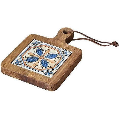 Dessous de plat isolants en bois massif, sets de table rétro, dessous de plat résistants aux hautes températures pour la cuisine (1/4)