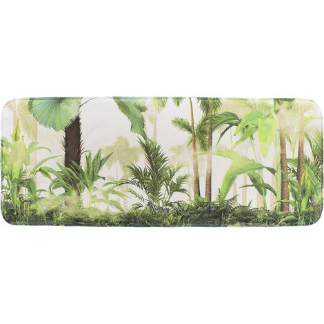 Grand Tapis de salle de bain en Microfibre 45 x 120 cm déco Oasis - TENDANCE (1/2)