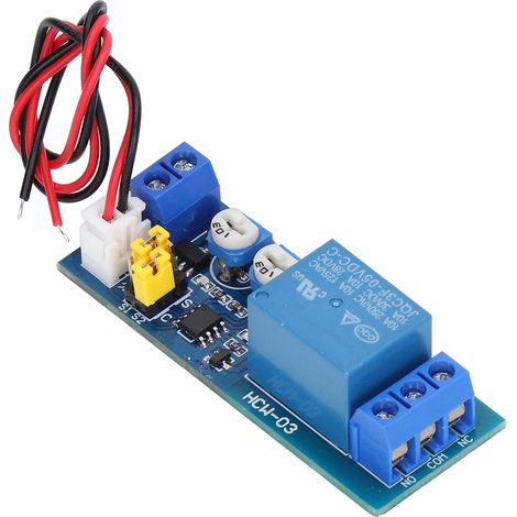 Relaismodul mit einstellbarer Zeitverzögerung, unendlicher Zyklus, Einzelzeitmodi für Control5V (1/5)