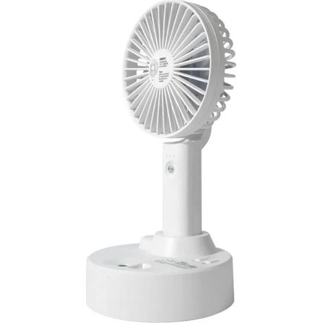 Ventilateur Portable avec Brumisateur, Léger Silencieux pour Rafraîchissement Voyage Camping Bureau (1/5)