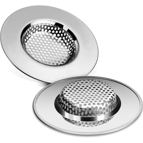 Passoires d'évier en acier inoxydable, lot de deux (11,1 cm) (1/5)