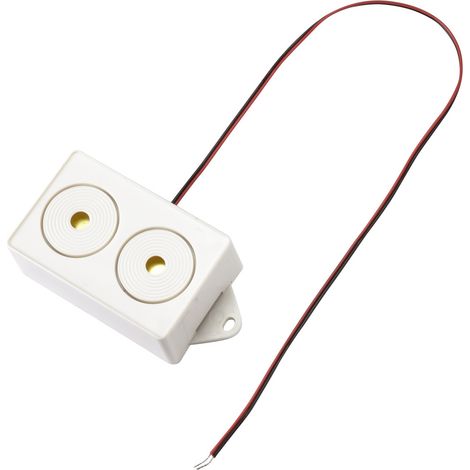TRU COMPONENTS TC-9202096 Piezo-Signalgeber Geräusch-Entwicklung: 102 dB  Spannung: 12 V/DC Sirenent