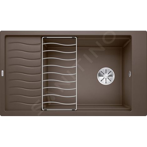 Blanco Elon XL 8 - Évier en silgranite, 860x500 mm, avec accessoires, café 524879