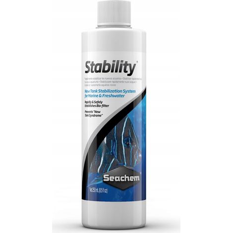Acondicionador agua acuario Seachem stability bacterias seguro (1/3)