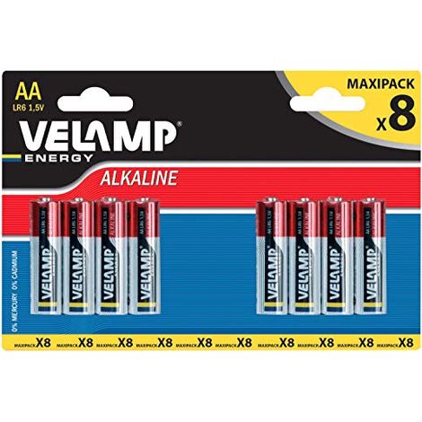 BATTERIA ALKALINA STILO AA CF.8PZ. (1/4)