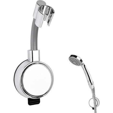 Support Douche Aans Percage Universel, Support Pommeau de Douche Ventouse, Démontage Sans Traces, Réglable en Hauteur, pour Salles de Bains, pour Carrelage Lisse (1/5)