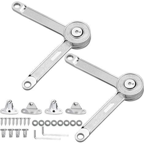 2 PCS Meuble Armoire Meuble Porte Ascenseur Support Charnière Charnière Porte Placard Meubles Placard Couvercle Flap Restez Tampon Amortisseur Réglable (1/4)
