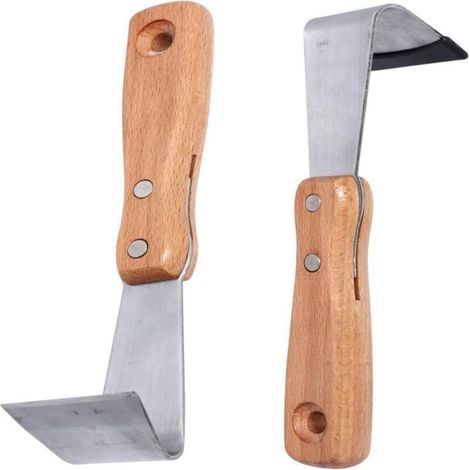 Écorceur à Main pour Arbres et Fruitiers - Gratte-Écorce Manuel Multifonction, Outil de Décapage du Bois pour Jardinage, Bricolage et Entretien des Parcs (1/5)