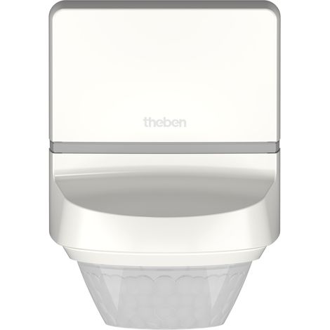 Rilevatore di movimento Theben TECTA D280i WH per esterno, rilevamento 280°, fino a Ø 24m, 1 canale luce, 600W LED, protezione antistrisciamento, controllo tramite App Bluetooth & connessione in rete,