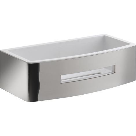 GEDY Poseidon porta oggetti doccia rettangolare cromato bianco codice prod: 000077182300000 (1/2)