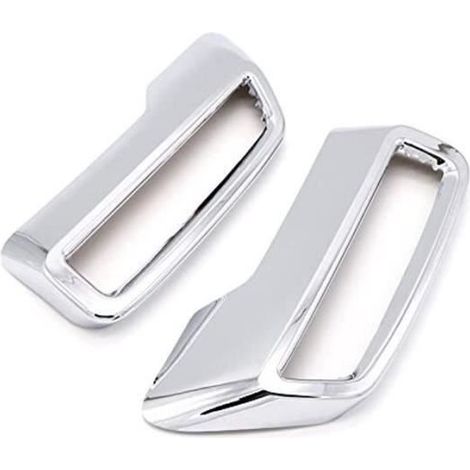 Sortie d'échappement Embout Déflecteur d'échappement Pot en plastique Chrome ABS Brillant 2 pièces pour 3008 5008 (1/3)