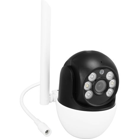 Caméra panoramique extérieure sans fil Wi-Fi, surveillance à distance via smartphone, vision nocturne couleur, étanche, prise UE 100-240 V (1/5)