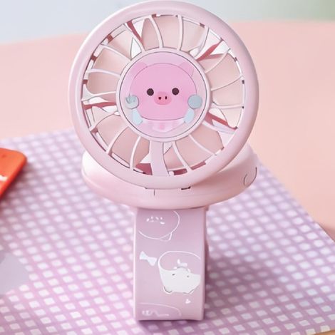 Fini les ventilateurs à main qui encombrent Ventilateur bracelet wearable – Se porte au poignet – 3 vitesses – Batterie rechargeable – Mains libres pour courir, jouer, camper (1/4)