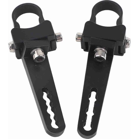 Soporte de montaje para barra protectora/barra de protección de tubo de aluminio de 1 pulgada, con abrazaderas y luz de trabajo LED para automóviles, camiones y vehículos todoterreno. (1/3)