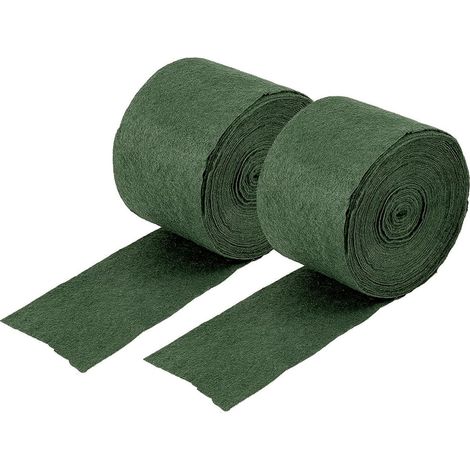 Lot de 2 bandes de protection pour arbres, 20 m, résistantes à l'hiver pour protéger les troncs d'arbres arbustes, plantes - Bandage de protection pour garder au chaud et hydrater (1/5)