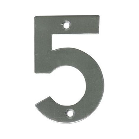 Zahl 5 Edelstahl 10cm 6773 Freund (1/2)