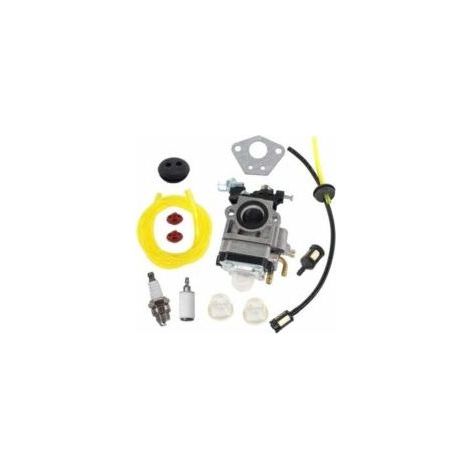 Vergaser-Reparatursatz für 52-cm³-, 49-cm³- und 43-cm³-Motoren von Freischneidern, Zündkerze, Kraftstofffilter