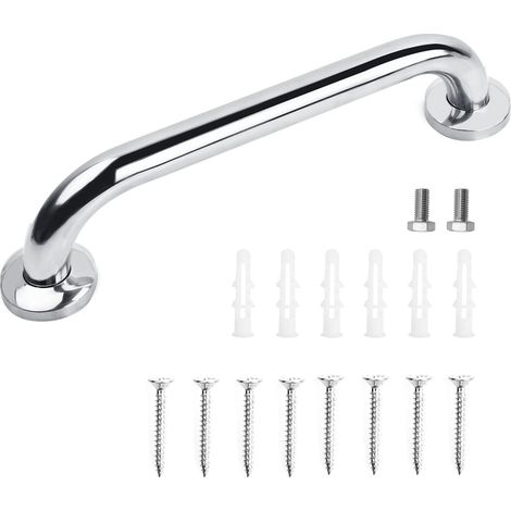 Poignée de Baignoire Antidérapante 30cm - Barre d'Appui Murale en Acier Inox pour Personnes Âgées, Douche et Salle de Bain (1/5)