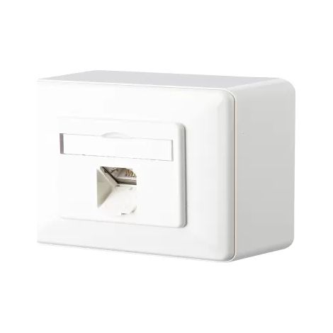 Metz Connect E-DAT C6 1 Port AP reinweiß 1307370002-I (1/2)