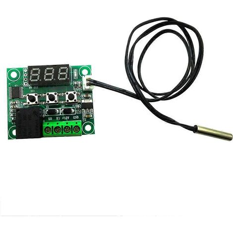 Thermostat programmable 12 V, thermostat numérique intelligent, régulateur de température de refroidissement et de chauffage pour unités de ventilation-convecteurs de climatiseurs centraux-M (1/3)