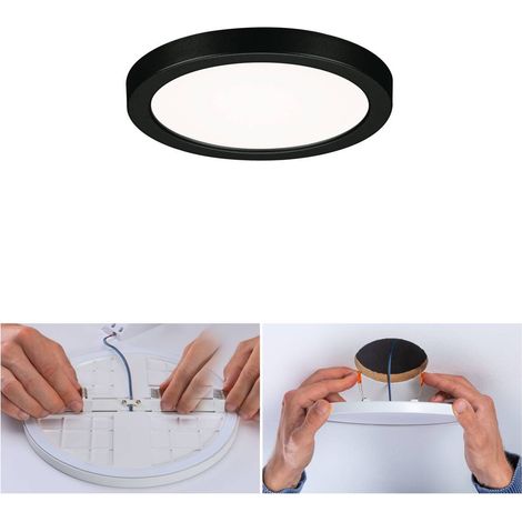 Paulmann LED Einbaupanel Areo VariFit schwarz Ø 11,8 cm (1/5)