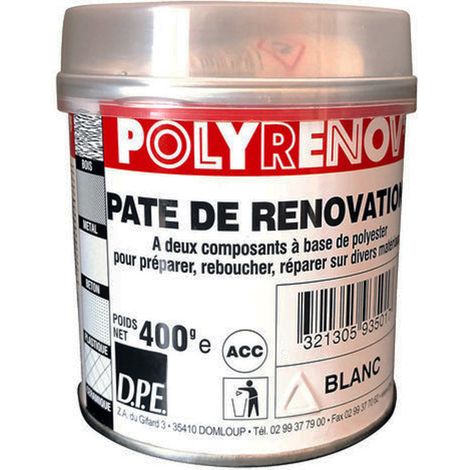 Pasta de renovación dpe polyrenov 400g secado rápido sin contracción