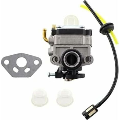 Kit carburatore per Robin Subaru EH025 EH035 – Filtro carburante, tubo flessibile, guarnizione e pompetta di adescamento inclusi – Ricambi originali – Crezuo
