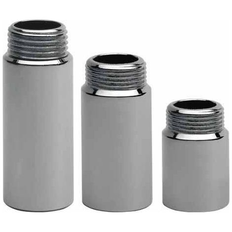 Extensión de latón cromado de 3/8" (15 mm) (1/2)