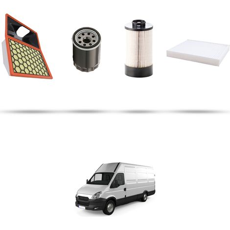 Kit tagliando 4 filtri compatibile con Iveco Daily V 40C 15 3.0 HPI 107kw dal 2011 (1/5)