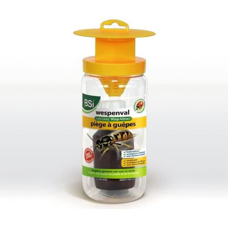 Piège À Guêpes Et Frelons - Solution Attractif 200 Ml Incluse - Pour Usage Extérieur - Réutilisable - 1 Pièce (1/2)