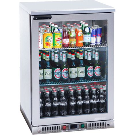 Réfrigérateur Bar Inox 1 Porte Battante 110 Litres - Virtus