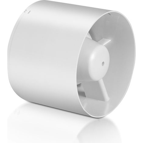 TolleTour Rohrventilator Lüftungskanal-Absauger, 100 mm Kanalventilator