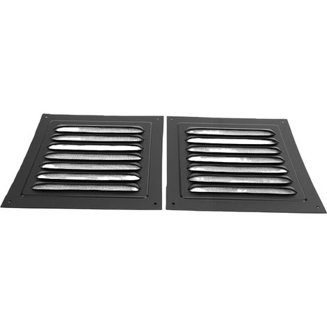 Metal Ventilation Cover with Aluminum Alloy (BLACK) (1/5)