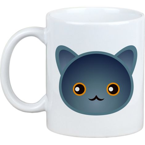 Chartreux - une tasse ornée de motifs et d'une inscription signée Art-Dog (1/5)