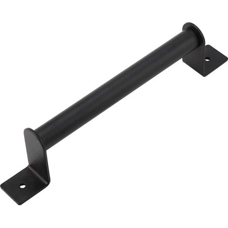 Poignée de fer, givrée double face porte intérieure en bois poignée de porte universelle (noir) (1/5)