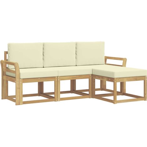 Set di divani da esterno 4 pz Salotto da Giardino (1/5)