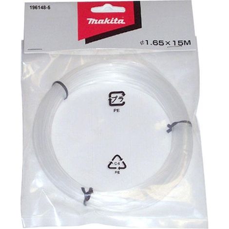 Makita 196148-5 Strimmer Nylon Cord 1.65-15M Set for DUR181