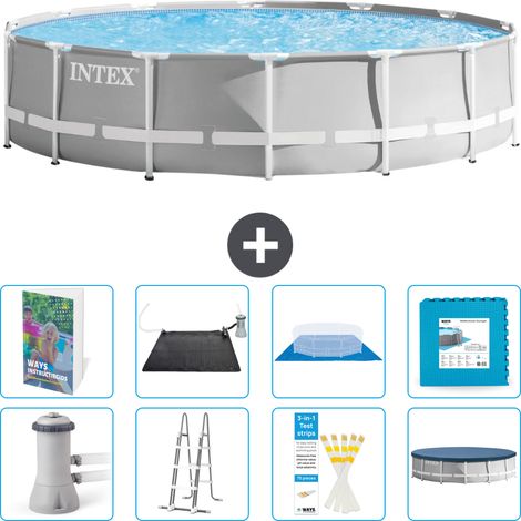 Prism Frame Pool Rund - 427x107 cm - 9-teilig S621