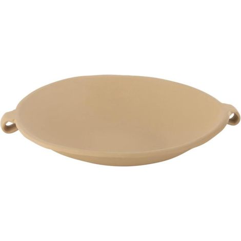 Plateau de Présentation en Métal "Agra" 44cm Beige